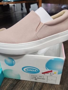 Blush Slip On Shoe